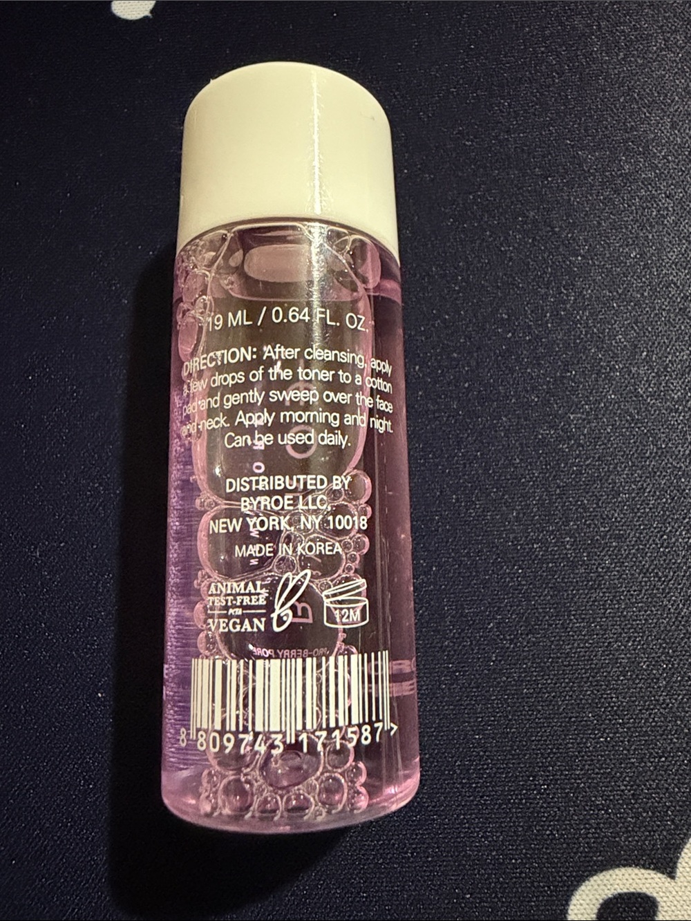 BYROE Pro-Berry Pore Refining Toner - Pink - Picture 2 of 3